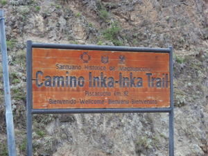 The start of the Inca Trail - km82