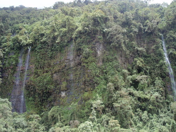Waterfalls and sheer drops