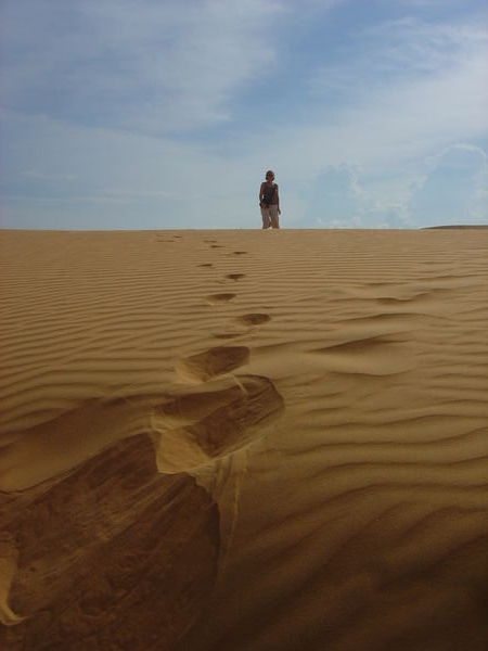 Me in the dunes...