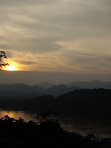 Sunset in Louang Phabang