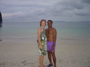 Humphrey and I on our last day on Railay Beach