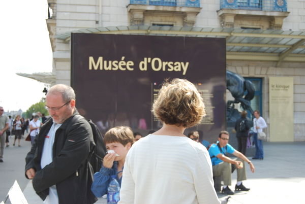 Mom at the Musee D'Orsay