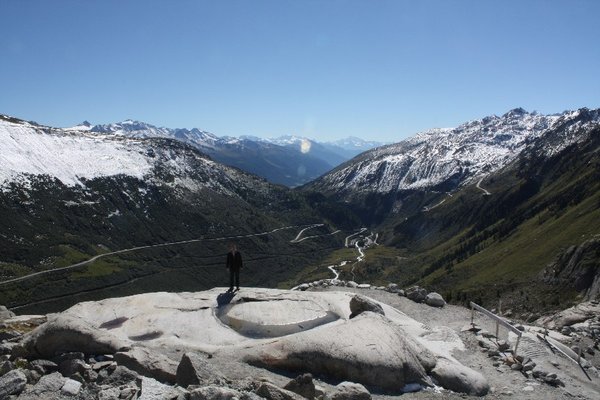 Near the Rhone Glacier