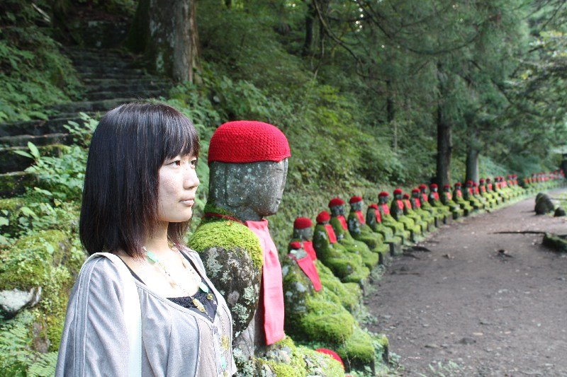 A bunch of Jizo... and an imposter