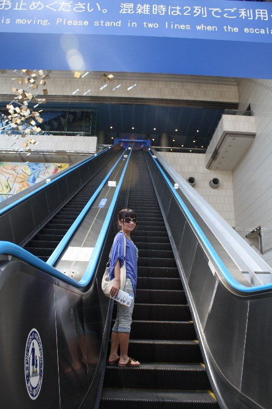 One of the longest escalators in the world
