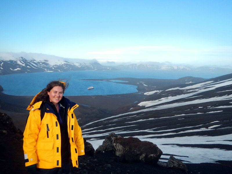 View from the summit of Deception Island