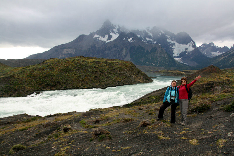 Waterfall in Torres del Paine