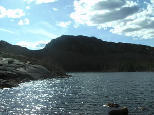 Lake on Mount Blue