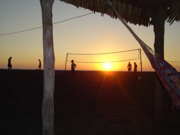 Soccer and  Volleyball on the Beach