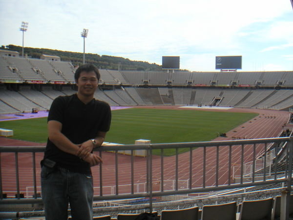 Will inside Olympic Stadium