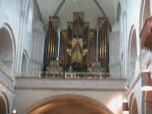 Organ inside Grossmünster