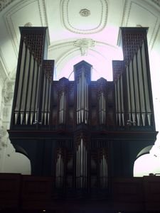 Organ inside Predigerkirche