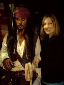 Bri with Captain Jack Sparrow