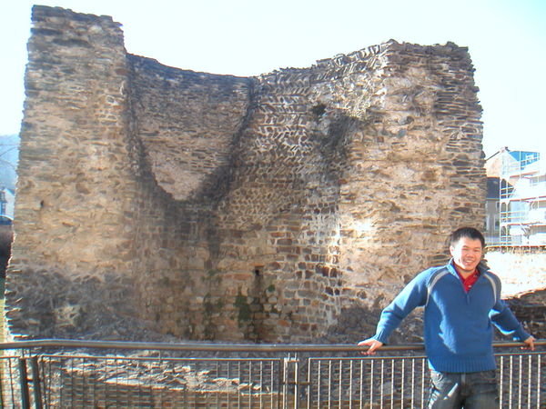 Will in front of the Roman Ruins
