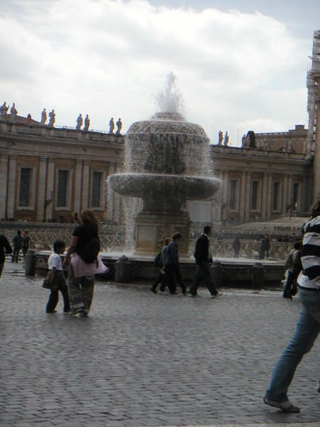 Fountain in St. Peter's Square