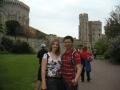 Standing outside Windsor Castle