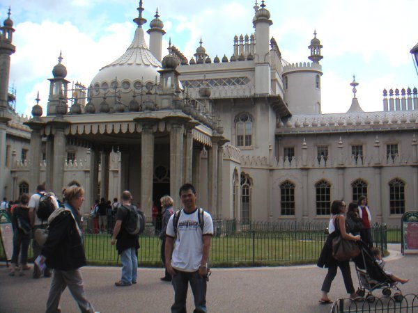 Will in front of the Royal Pavilion