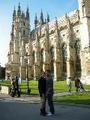 In front of Canterbury Cathedral