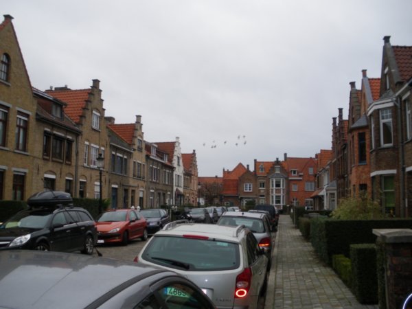 Residential area in Bruges
