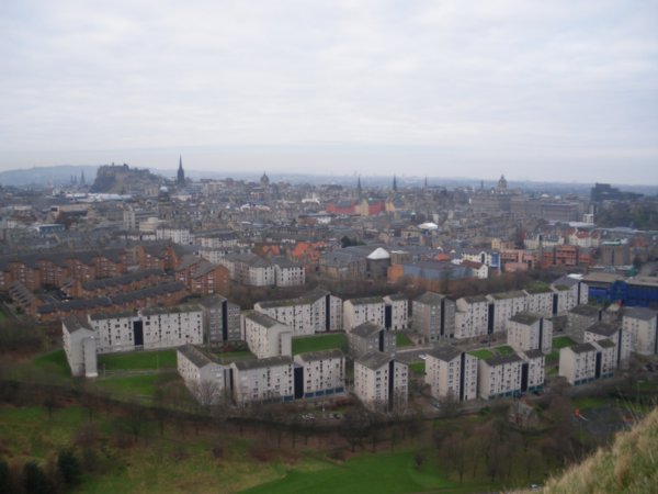 What a magnificent view of Edinburgh!