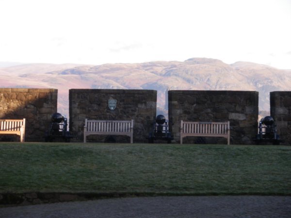 Cannons at Stirling Castle