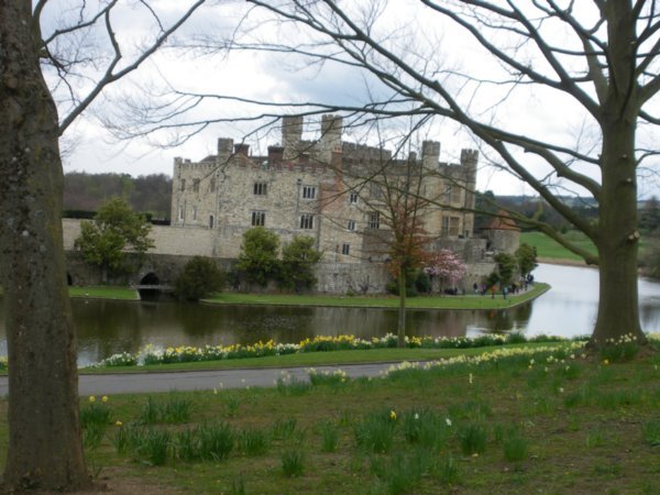Leeds Castle from the distance