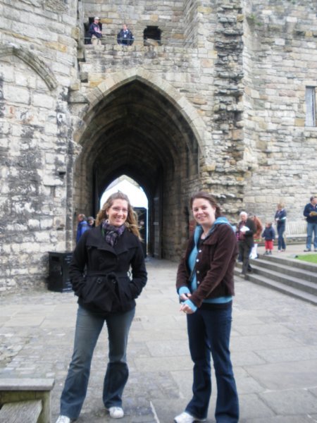 Bri & Heather at Caernarfon Castle
