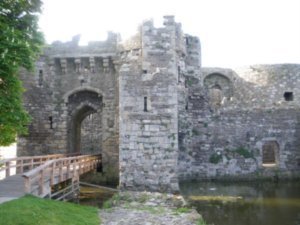 Front of Beaumaris Castle