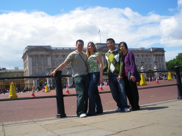 family at Buckingham Palace