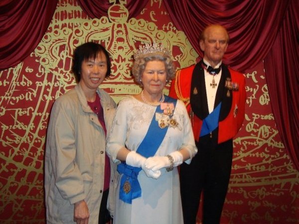 Quan hangs out with royalty