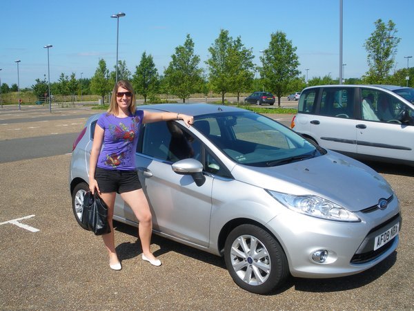Our lovely rental car - Ford Fiesta