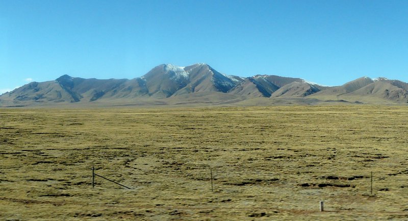 Train from Lhasa to Golmud 