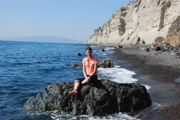 On Ammoudi Bay