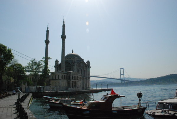 Ortakoy Mosque and Bosphorus Bridge
