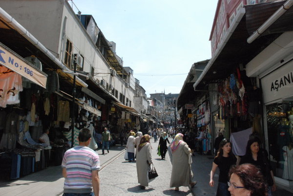 Bayan in the Streets of Istanbul