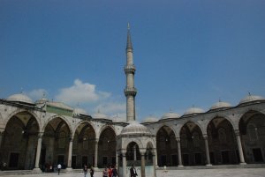 Courtyard of the Blue Mosque