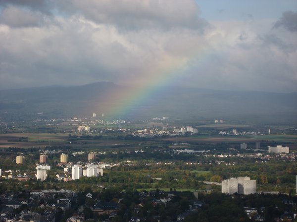 Rainbow over Frankfurt