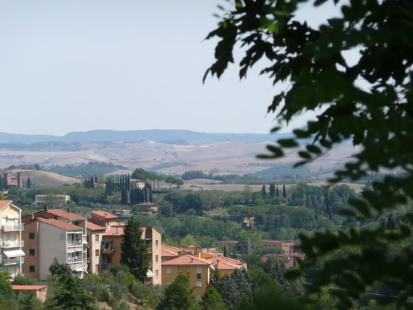 A view of the Tuscan countryside