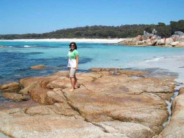 at the Bay of Fires