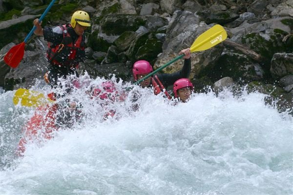 In the rapids 12