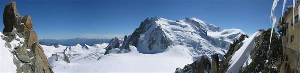 Panorama from Mont Blanc 1