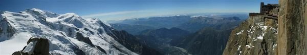 Panorama from Mont Blanc 2