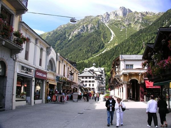 The town of Chamonix 1