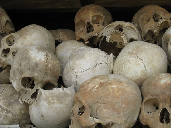 Skulls found in mass graves...