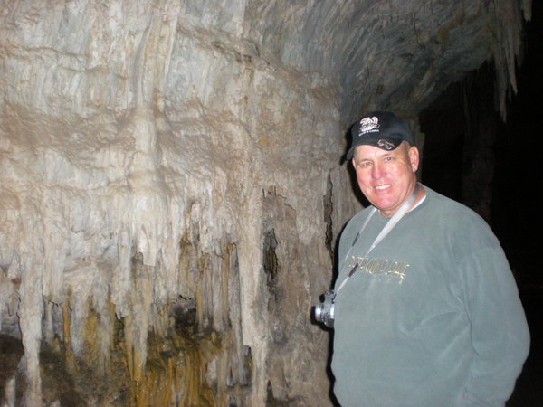 Terry in the caverns