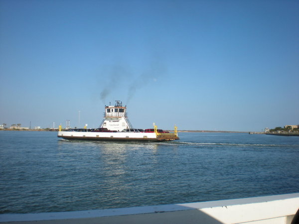 The ferry to Aransas Pass