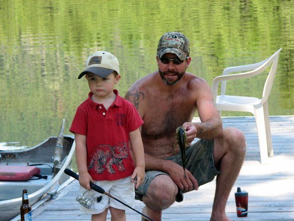 Todd & Krister fishing