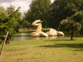 John Ball Zoo lake sculpture