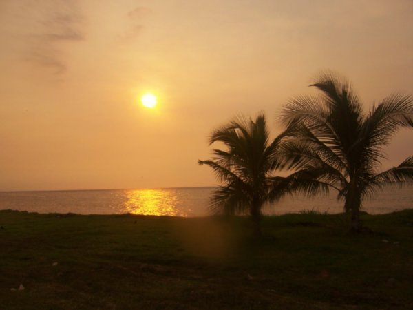 Sunset in La Ceiba