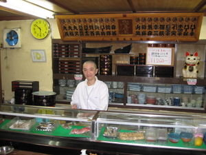 Sushi chef in Shimoda